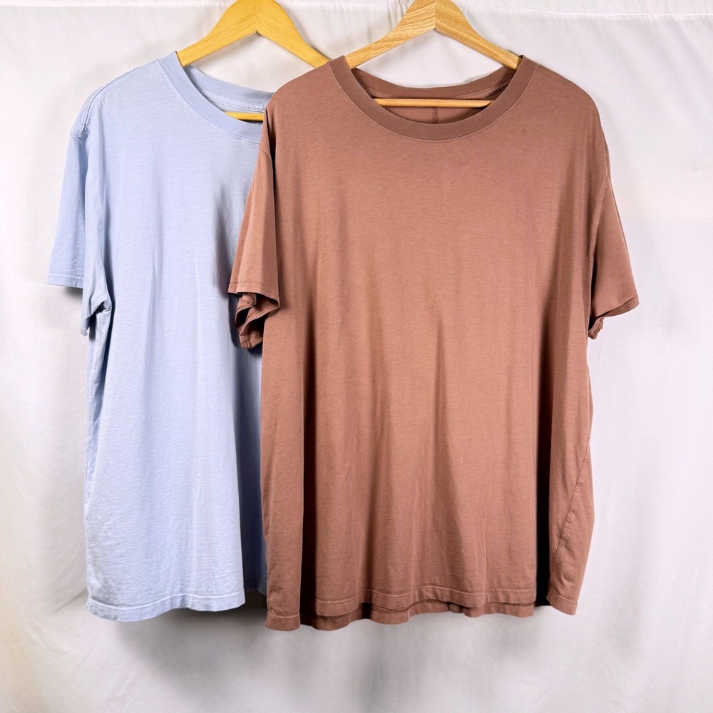Lululemon All Yours Tee Lot Short Sleeve Crew Neck T-Shirts Relaxed Fit Womens L